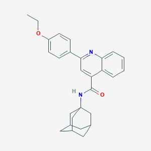 molecular formula C28H30N2O2 B442707 N-(1-adamantyl)-2-(4-ethoxyphenyl)-4-quinolinecarboxamide 