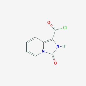molecular formula C8H5ClN2O2 B044271 3-Oxo-2,3-dihydroimidazo[1,5-a]pyridine-1-carbonyl chloride CAS No. 114897-97-1