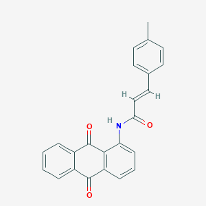 N-(9,10-dioxo-9,10-dihydro-1-anthracenyl)-3-(4-methylphenyl)acrylamide