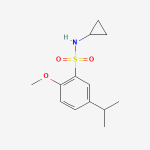 N-cyclopropyl-5-isopropyl-2-methoxybenzenesulfonamide