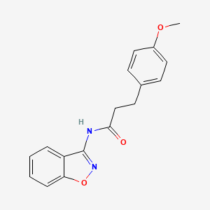 N-(1,2-benzoxazol-3-yl)-3-(4-methoxyphenyl)propanamide