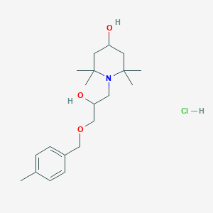 1-{2-hydroxy-3-[(4-methylbenzyl)oxy]propyl}-2,2,6,6-tetramethyl-4-piperidinol hydrochloride