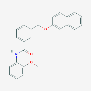 N-(2-methoxyphenyl)-3-[(2-naphthyloxy)methyl]benzamide