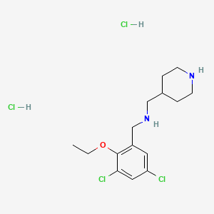 (3,5-dichloro-2-ethoxybenzyl)(4-piperidinylmethyl)amine dihydrochloride