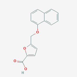 molecular formula C16H12O4 B442734 5-[(1-Naphthyloxy)methyl]-2-furoic acid CAS No. 402767-66-2