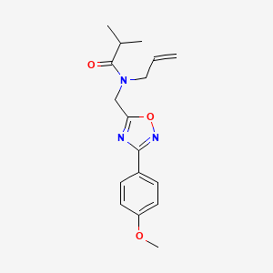 N-allyl-N-{[3-(4-methoxyphenyl)-1,2,4-oxadiazol-5-yl]methyl}-2-methylpropanamide