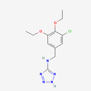 N-(3-chloro-4,5-diethoxybenzyl)-2H-tetrazol-5-amine