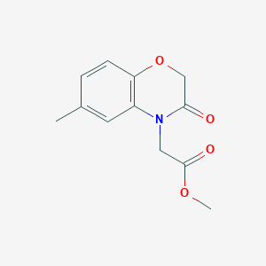 methyl (6-methyl-3-oxo-2,3-dihydro-4H-1,4-benzoxazin-4-yl)acetate