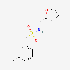 1-(3-METHYLPHENYL)-N-[(OXOLAN-2-YL)METHYL]METHANESULFONAMIDE