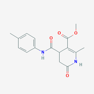 Methyl 2-methyl-4-[(4-methylphenyl)carbamoyl]-6-oxo-1,4,5,6-tetrahydropyridine-3-carboxylate