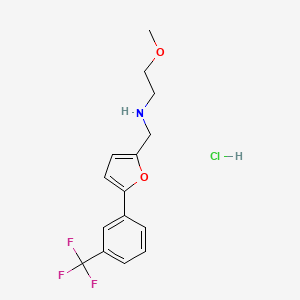 (2-methoxyethyl)({5-[3-(trifluoromethyl)phenyl]-2-furyl}methyl)amine hydrochloride