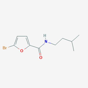 molecular formula C10H14BrNO2 B442772 5-bromo-N-(3-methylbutyl)furan-2-carboxamide 