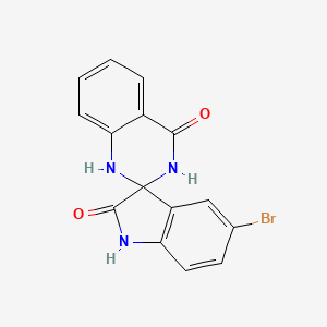 molecular formula C15H10BrN3O2 B4427757 5-bromo-1'H-spiro[indole-3,2'-quinazoline]-2,4'(1H,3'H)-dione 