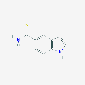 molecular formula C9H8N2S B044278 1H-吲哚-5-甲硫代酰胺 CAS No. 114948-09-3