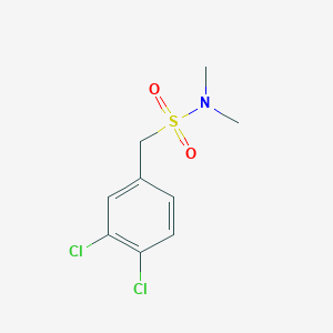 molecular formula C9H11Cl2NO2S B4427898 1-(3,4-dichlorophenyl)-N,N-dimethylmethanesulfonamide 