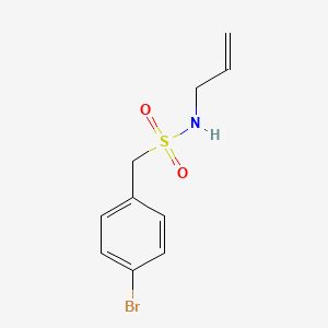 molecular formula C10H12BrNO2S B4427991 N-allyl-1-(4-bromophenyl)methanesulfonamide 