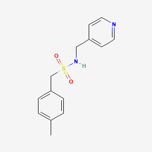 molecular formula C14H16N2O2S B4428045 1-(4-methylphenyl)-N-(4-pyridinylmethyl)methanesulfonamide 