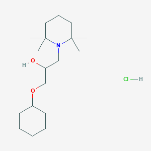 1-(cyclohexyloxy)-3-(2,2,6,6-tetramethyl-1-piperidinyl)-2-propanol hydrochloride