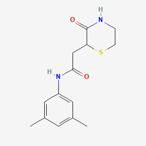 N-(3,5-dimethylphenyl)-2-(3-oxo-2-thiomorpholinyl)acetamide