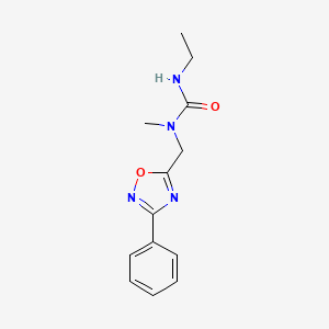 N'-ethyl-N-methyl-N-[(3-phenyl-1,2,4-oxadiazol-5-yl)methyl]urea