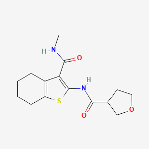 N-{3-[(methylamino)carbonyl]-4,5,6,7-tetrahydro-1-benzothien-2-yl}tetrahydrofuran-3-carboxamide