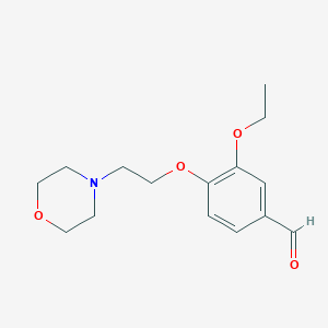 3-Ethoxy-4-(2-morpholin-4-ylethoxy)benzaldehyde