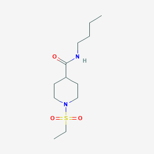 N-butyl-1-(ethylsulfonyl)-4-piperidinecarboxamide