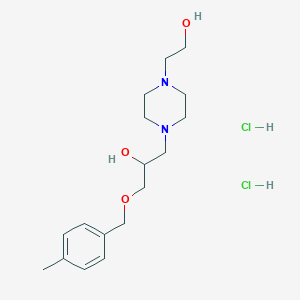 1-[4-(2-hydroxyethyl)-1-piperazinyl]-3-[(4-methylbenzyl)oxy]-2-propanol dihydrochloride