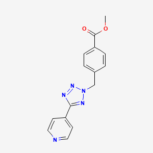 methyl 4-{[5-(4-pyridinyl)-2H-tetrazol-2-yl]methyl}benzoate