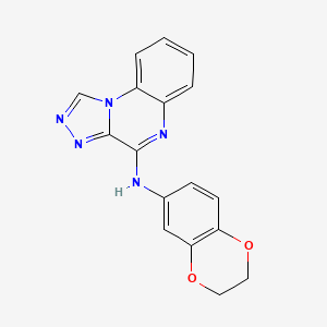 N-(2,3-dihydro-1,4-benzodioxin-6-yl)[1,2,4]triazolo[4,3-a]quinoxalin-4-amine