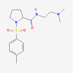 N-[2-(dimethylamino)ethyl]-1-[(4-methylphenyl)sulfonyl]prolinamide