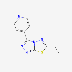 6-ethyl-3-(4-pyridinyl)[1,2,4]triazolo[3,4-b][1,3,4]thiadiazole