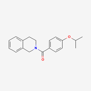 2-(4-isopropoxybenzoyl)-1,2,3,4-tetrahydroisoquinoline