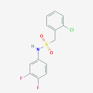 1-(2-chlorophenyl)-N-(3,4-difluorophenyl)methanesulfonamide