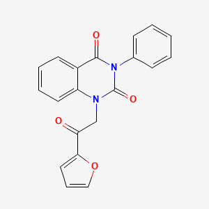 1-[2-(2-furyl)-2-oxoethyl]-3-phenyl-2,4(1H,3H)-quinazolinedione