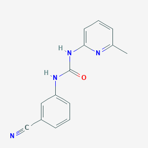 N-(3-cyanophenyl)-N'-(6-methyl-2-pyridinyl)urea