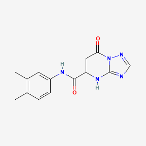 N-(3,4-dimethylphenyl)-7-oxo-4,5,6,7-tetrahydro[1,2,4]triazolo[1,5-a]pyrimidine-5-carboxamide