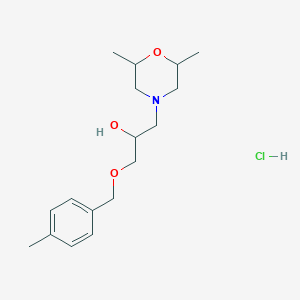 1-(2,6-dimethyl-4-morpholinyl)-3-[(4-methylbenzyl)oxy]-2-propanol hydrochloride