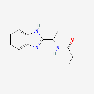 N-[1-(1H-benzimidazol-2-yl)ethyl]-2-methylpropanamide