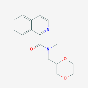 N-(1,4-dioxan-2-ylmethyl)-N-methyl-1-isoquinolinecarboxamide