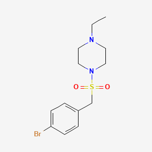 1-[(4-bromobenzyl)sulfonyl]-4-ethylpiperazine