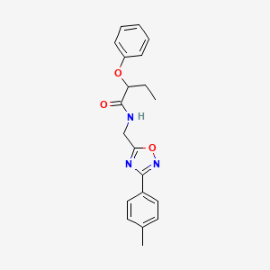 N-{[3-(4-methylphenyl)-1,2,4-oxadiazol-5-yl]methyl}-2-phenoxybutanamide