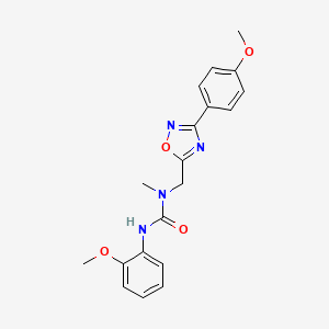 N'-(2-methoxyphenyl)-N-{[3-(4-methoxyphenyl)-1,2,4-oxadiazol-5-yl]methyl}-N-methylurea