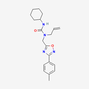 N-allyl-N'-cyclohexyl-N-{[3-(4-methylphenyl)-1,2,4-oxadiazol-5-yl]methyl}urea