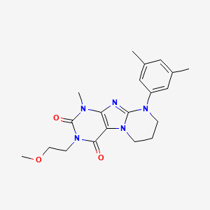 9-(3,5-dimethylphenyl)-3-(2-methoxyethyl)-1-methyl-6,7,8,9-tetrahydropyrimido[2,1-f]purine-2,4(1H,3H)-dione