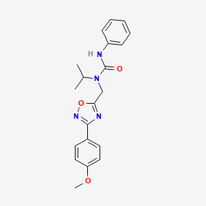 N-isopropyl-N-{[3-(4-methoxyphenyl)-1,2,4-oxadiazol-5-yl]methyl}-N'-phenylurea