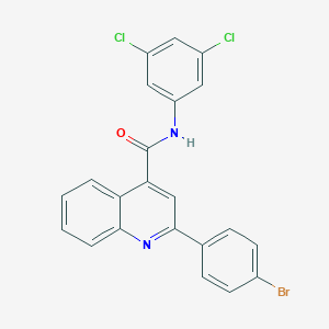 2-(4-bromophenyl)-N-(3,5-dichlorophenyl)quinoline-4-carboxamide