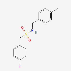 1-(4-fluorophenyl)-N-(4-methylbenzyl)methanesulfonamide