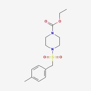 ethyl 4-[(4-methylbenzyl)sulfonyl]-1-piperazinecarboxylate