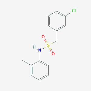 1-(3-chlorophenyl)-N-(2-methylphenyl)methanesulfonamide